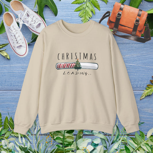 Christmas Is Loading Unisex Heavy Blend™ Crewneck Sweatshirt - furevermama