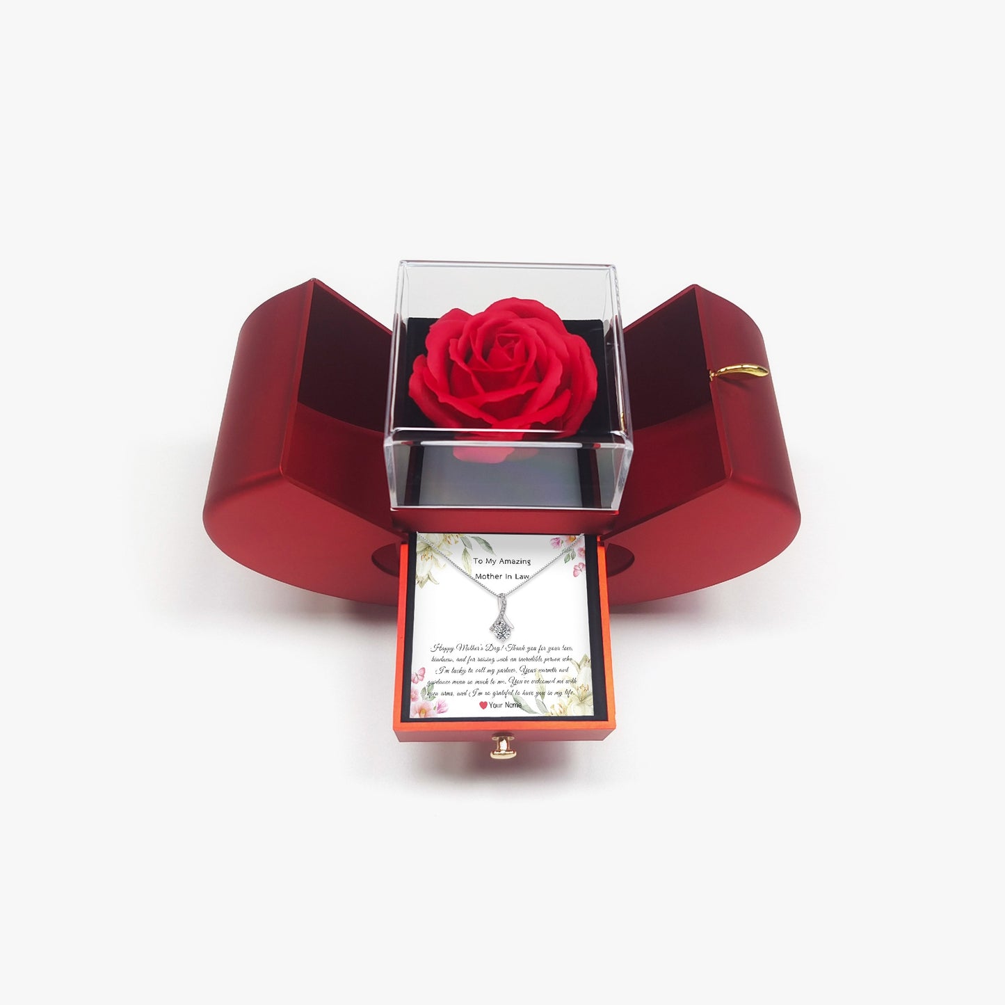 Elegant Necklace with Gift Box For Mother In Law - furevermama