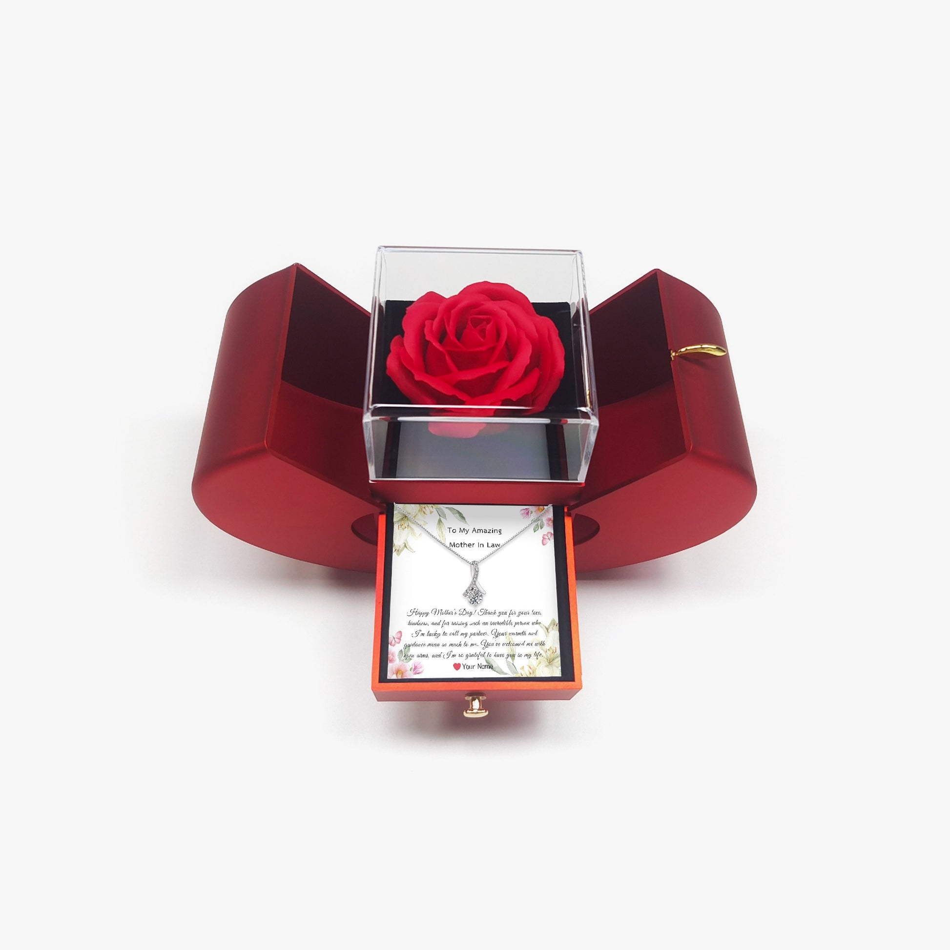 Elegant Necklace with Gift Box For Mother In Law - furevermama