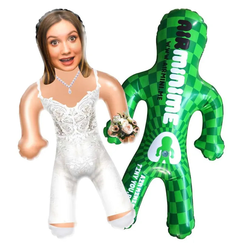 Personalized Bride Blow Up Dolls - Wedding Bachelorette Party Supplies - furevermama