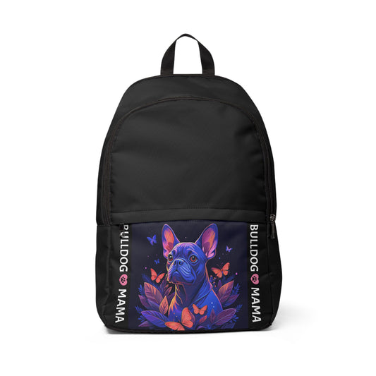 Backpack - Bulldog Loves MaMa Design - furevermama