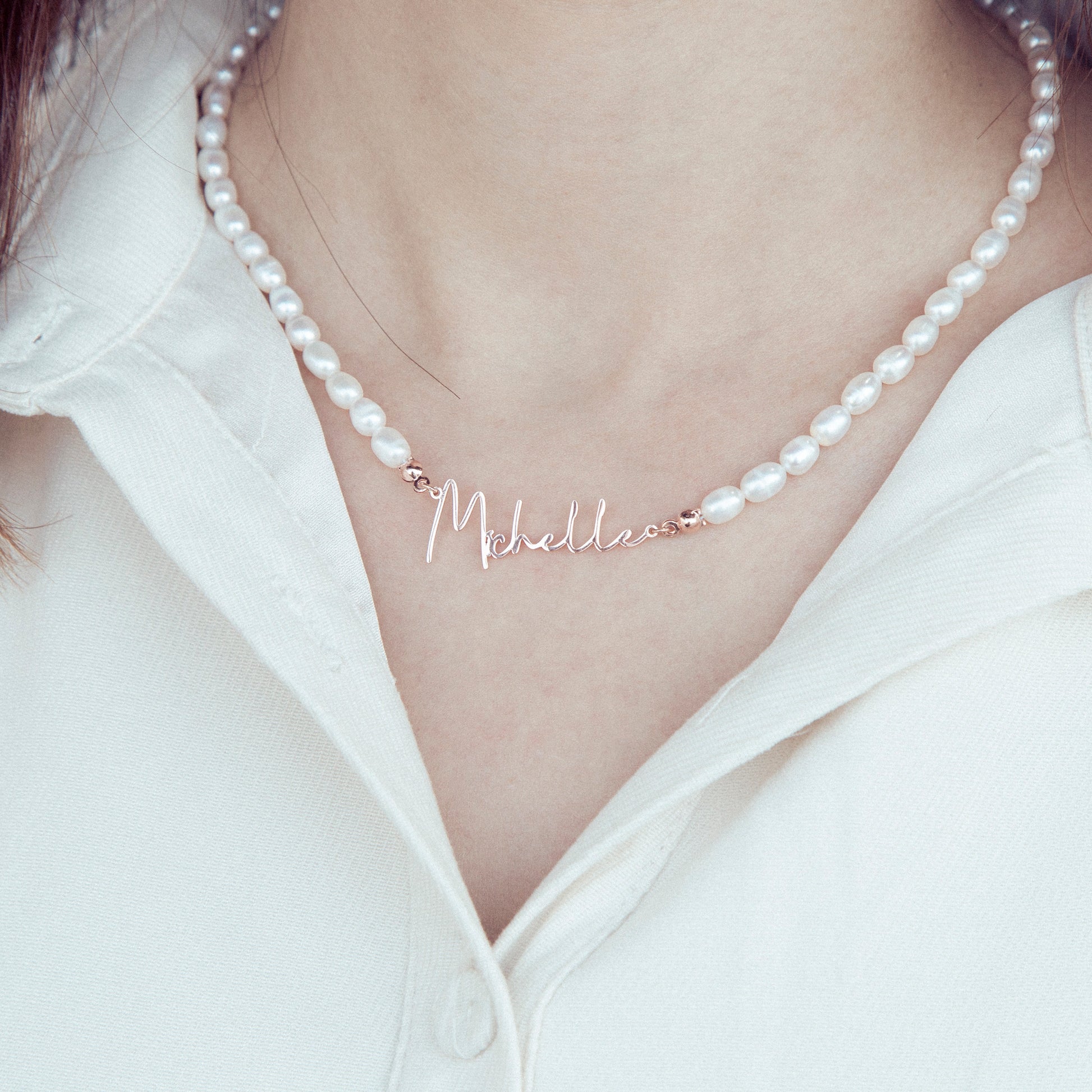 Personalised Freshwater Pearl Necklace - furevermama
