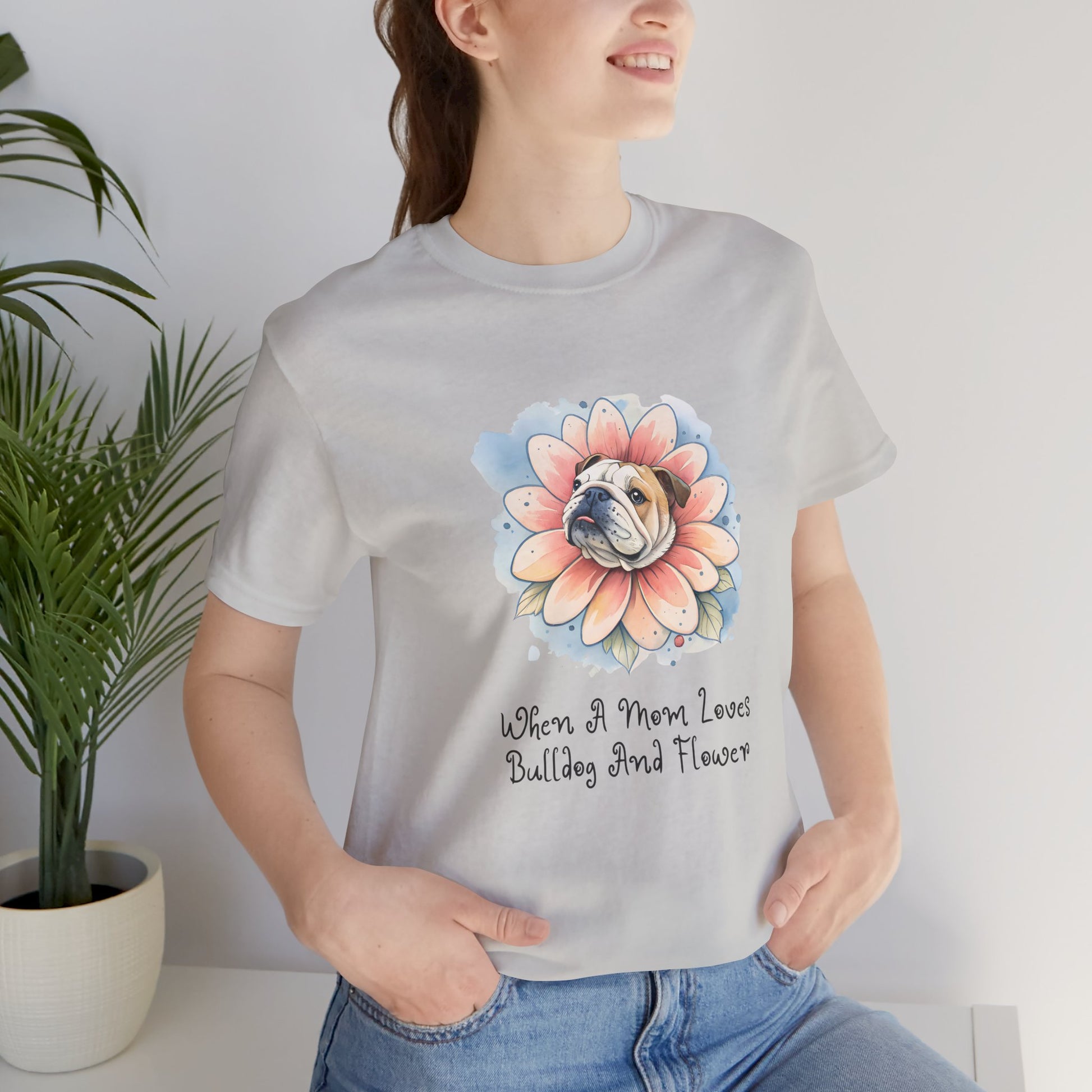 Bulldog Flower T-Shirt - furevermama