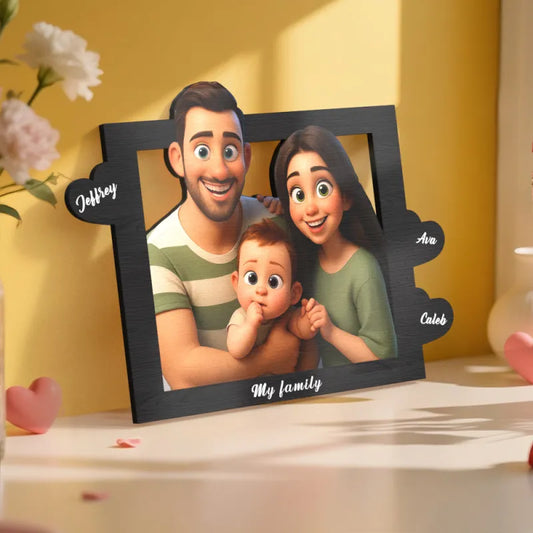 Funny Personalized Cartoon Style Photo Frame