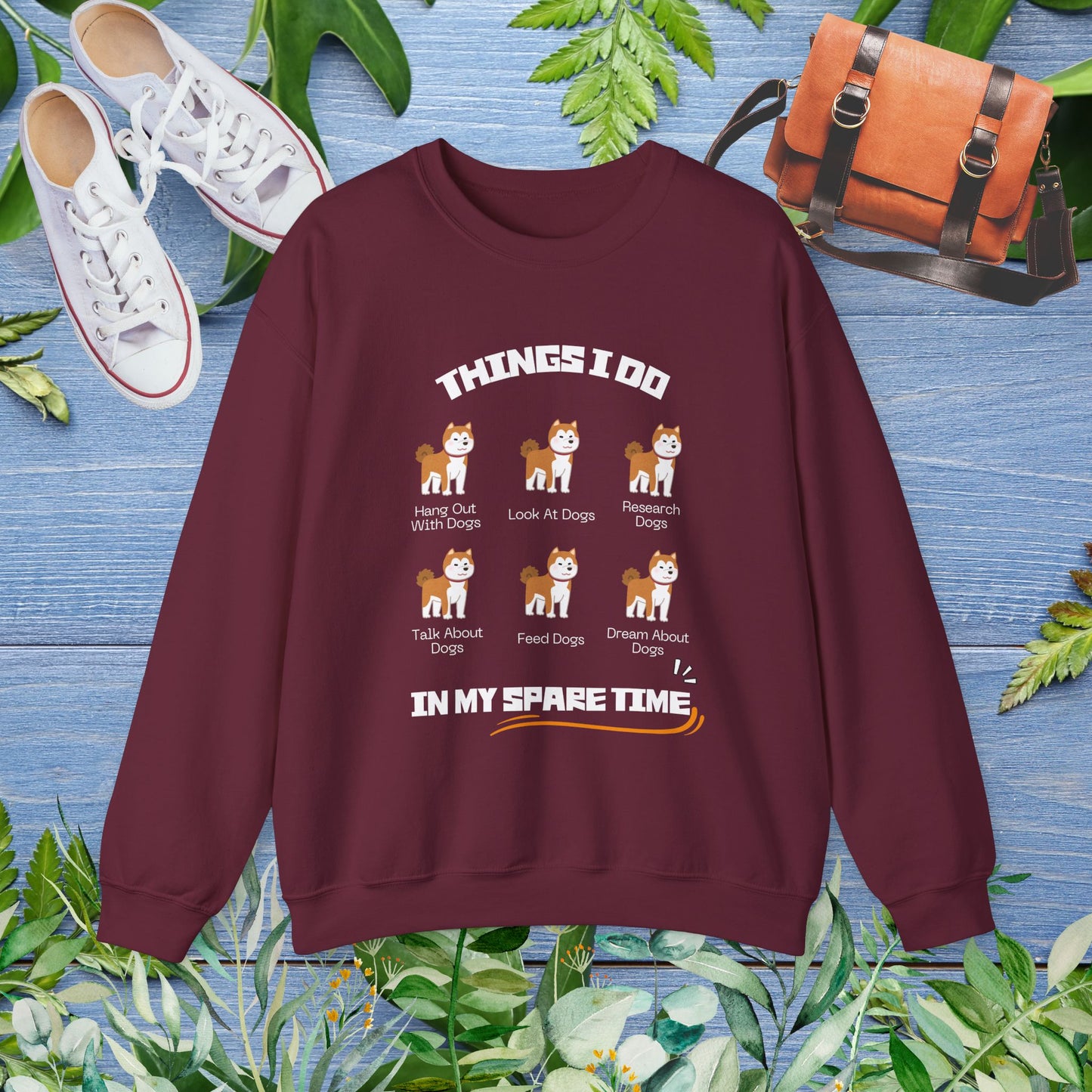 Things I Do In My Spare Time Unisex Heavy Blend™ Crewneck Sweatshirt - furevermama