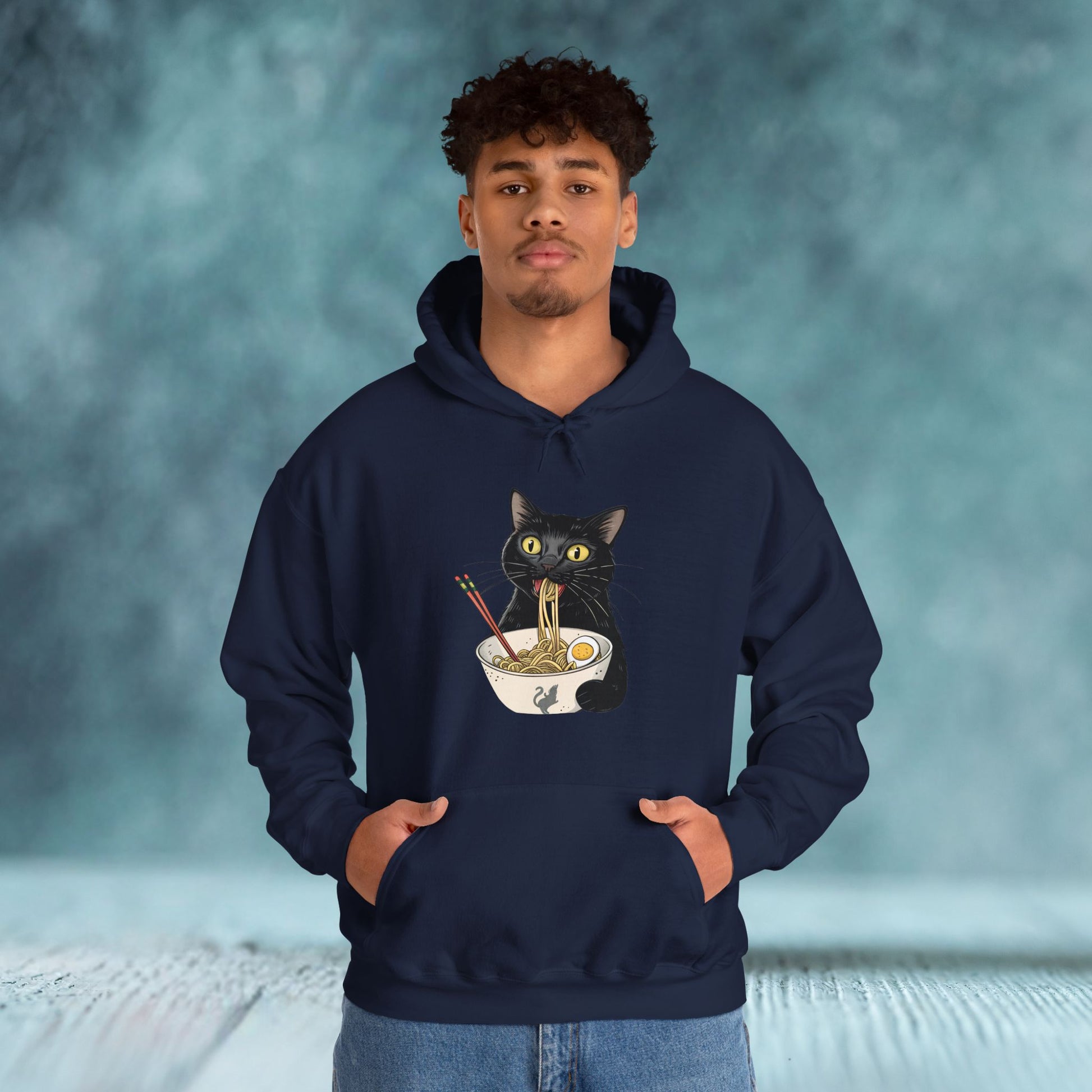 Cat Eating My Ramen Unisex Hoodie - furevermama