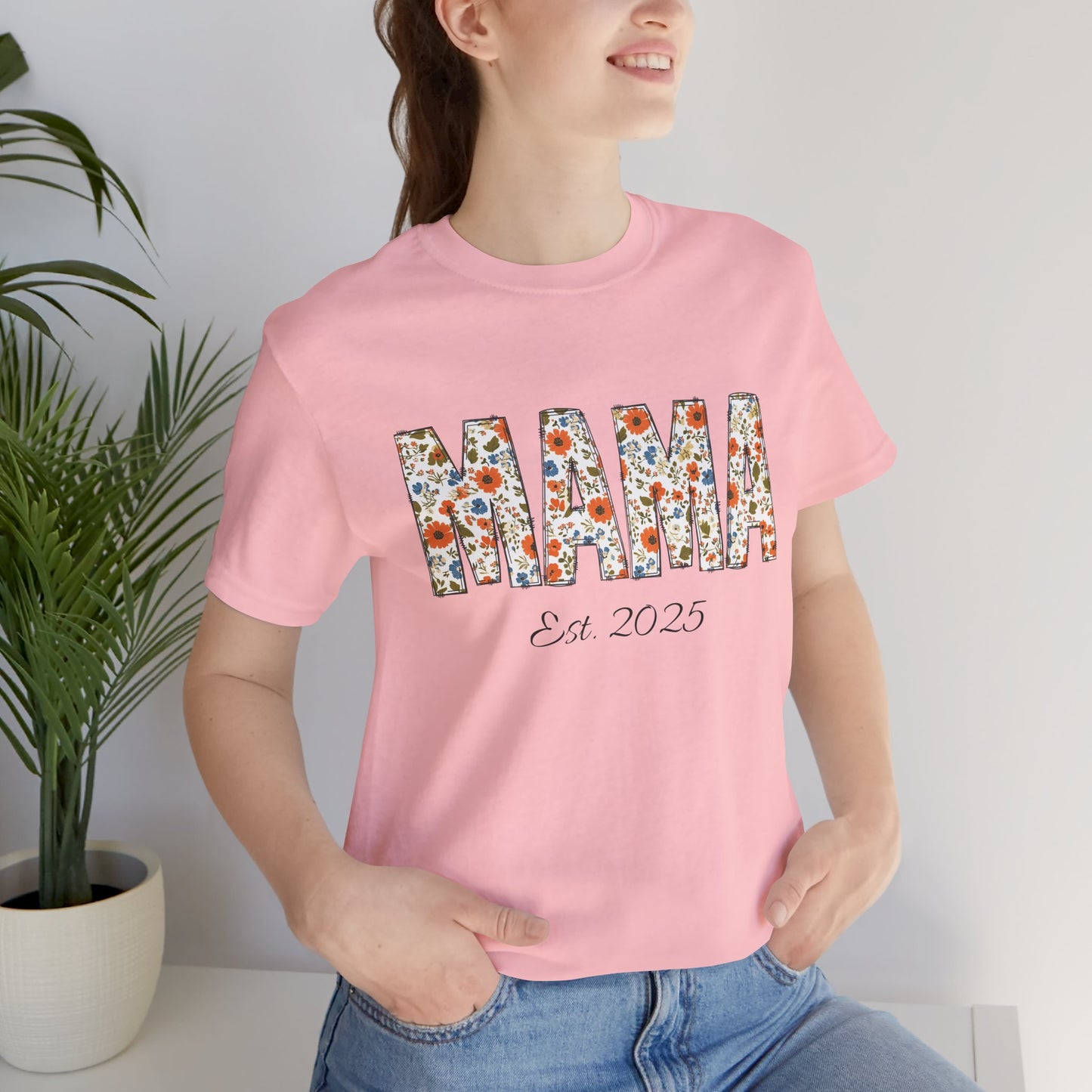 Personalised Mama T-Shirt - Est Year Unisex Tee