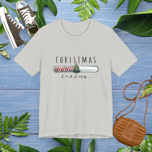 Christmas Is Loading Short Sleeve T-Shirt - furevermama