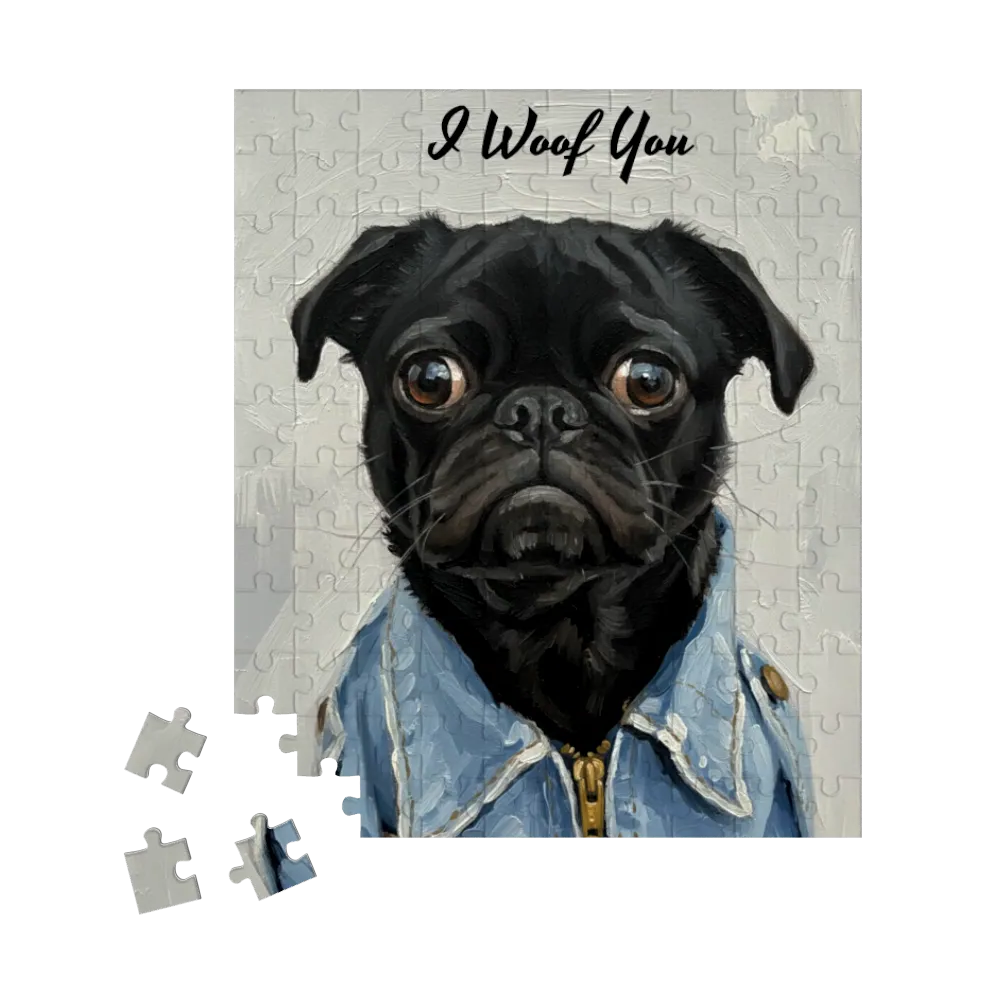 Custom Photo To Painting Collection - Cardboard Jigsaw Puzzle 70 120 300 500 1000 Pieces - Gift For Pet Lovers