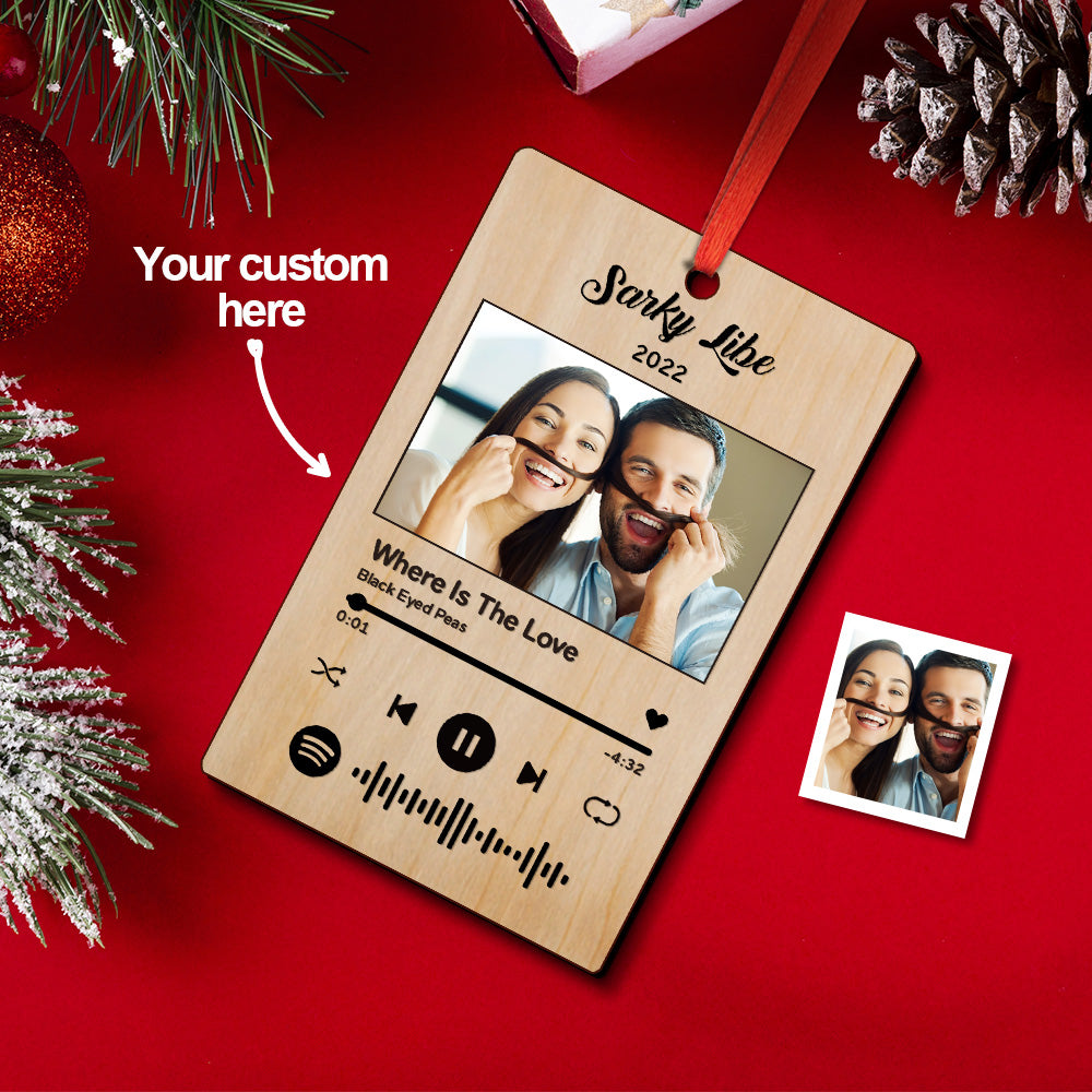 Custom Spotify Christmas Ornament Unique Gift for Christmas - furevermama