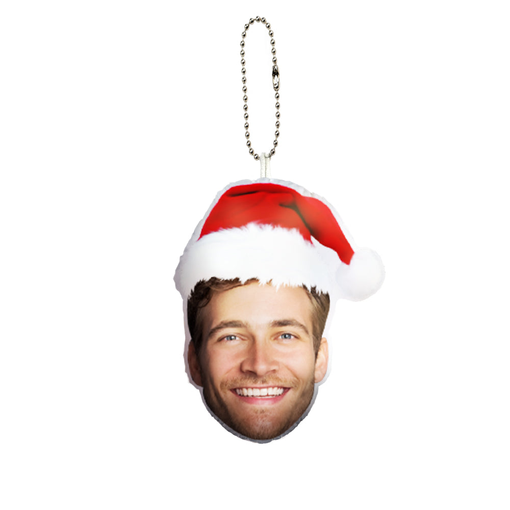 Custom Face Christmas Hat Ornament