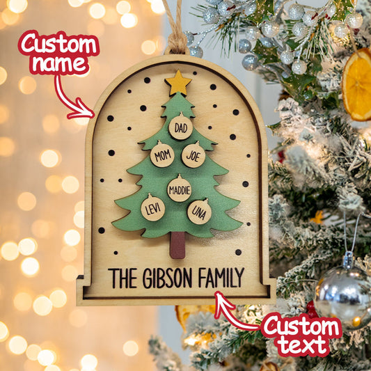 Personalized Christmas Ornament Personalised Tree Decorations