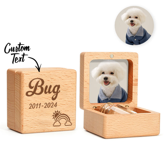 Loss of Pet Memorial Wooden Keepsake Box - Gift for Pet Owner - furevermama