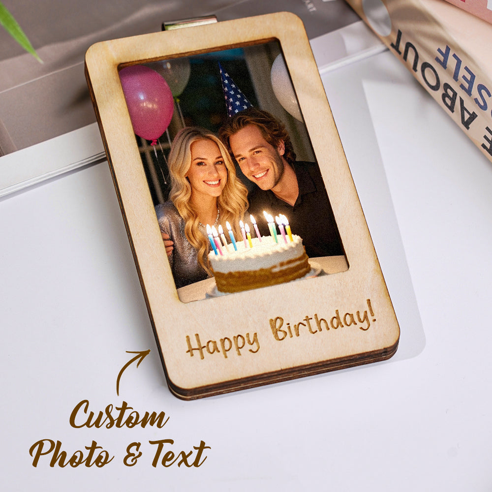 Personalized Photo Frame Car Sun Visor Clip