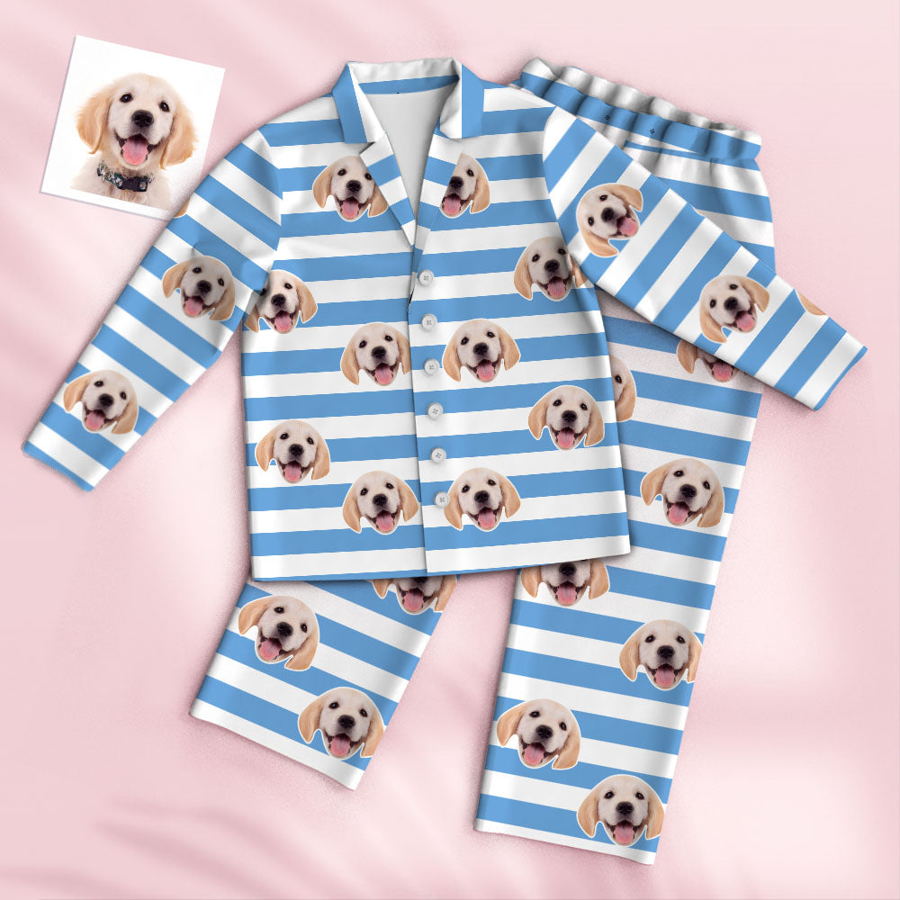 Custom Pet Face Pajama Set For Pet Lover