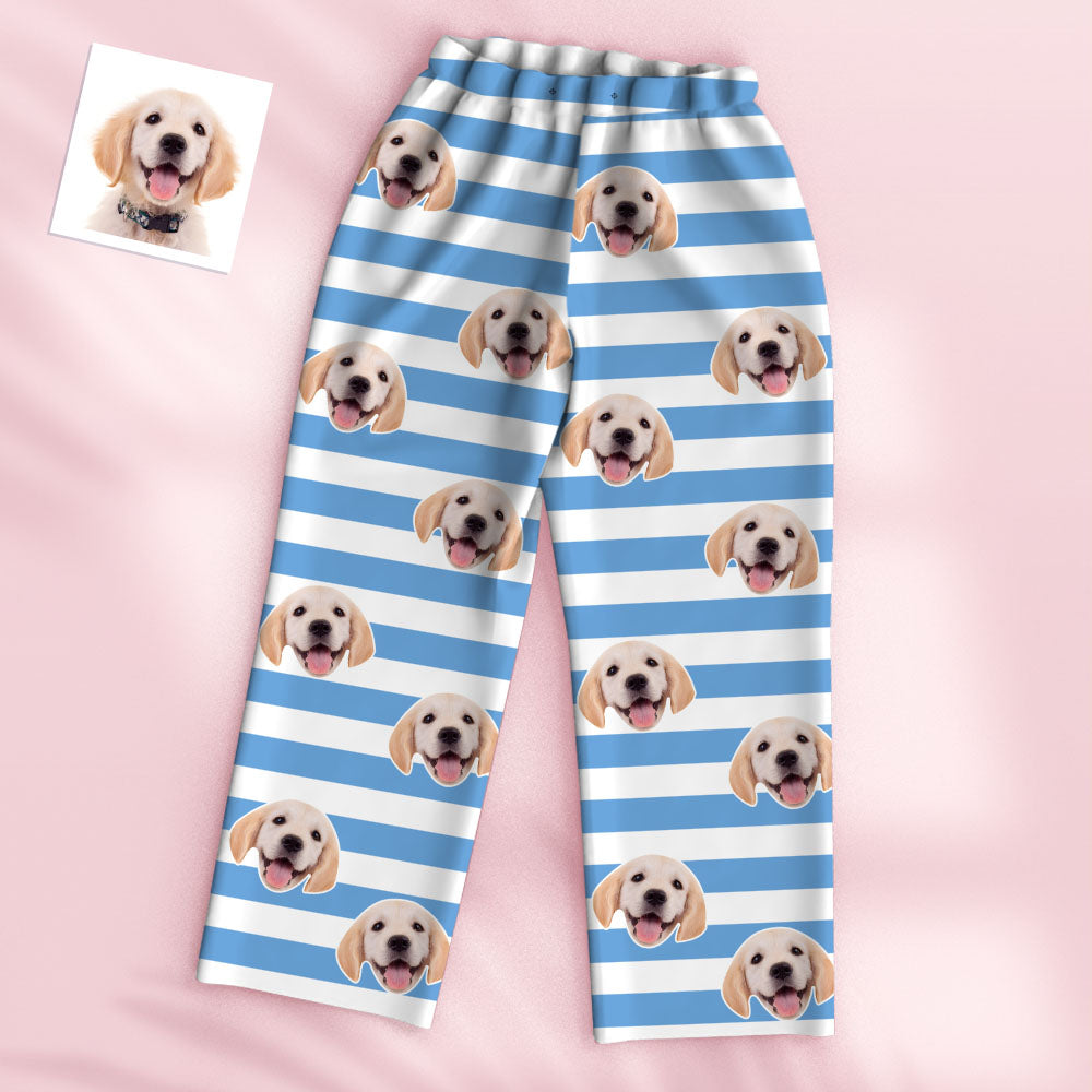 Custom Pet Face Pajama Set For Pet Lover