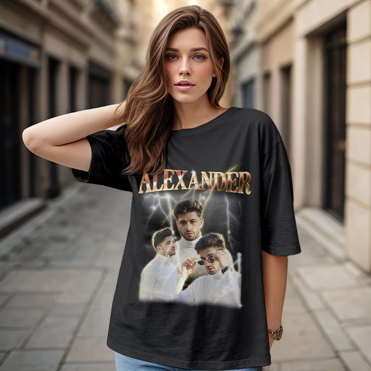 Vintage Personalized Name Custom Photo T-shirt - furevermama