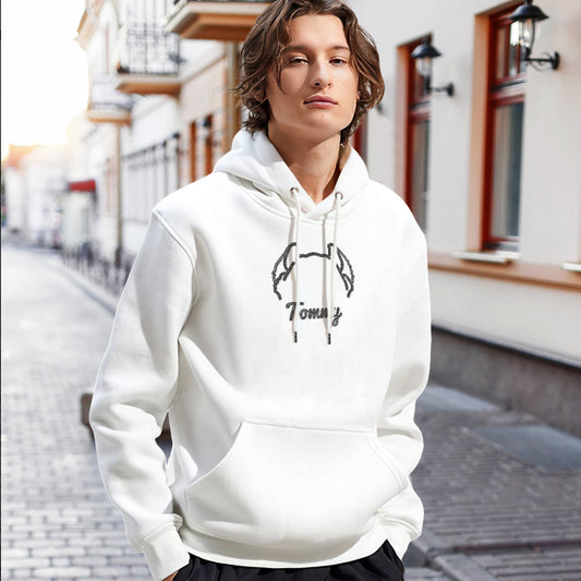 Custom Dog Ear Embroidered Hoodies - furevermama