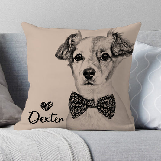 Custom Personalized Cat Dog Throw Pillow - furevermama