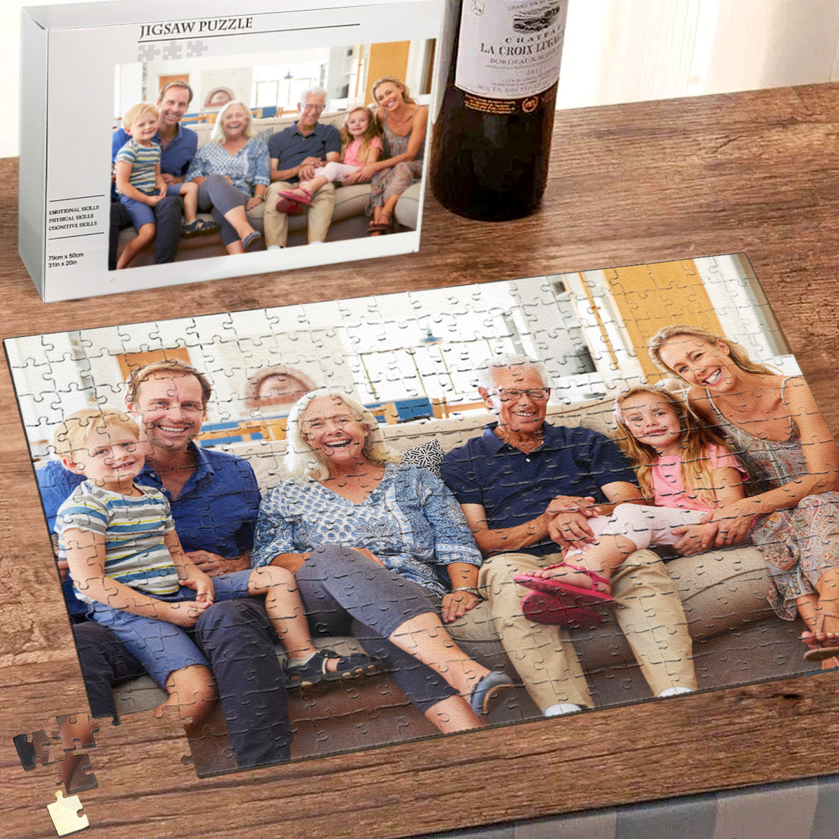 Personalized Photo Jigsaw Puzzle For Family, Friend