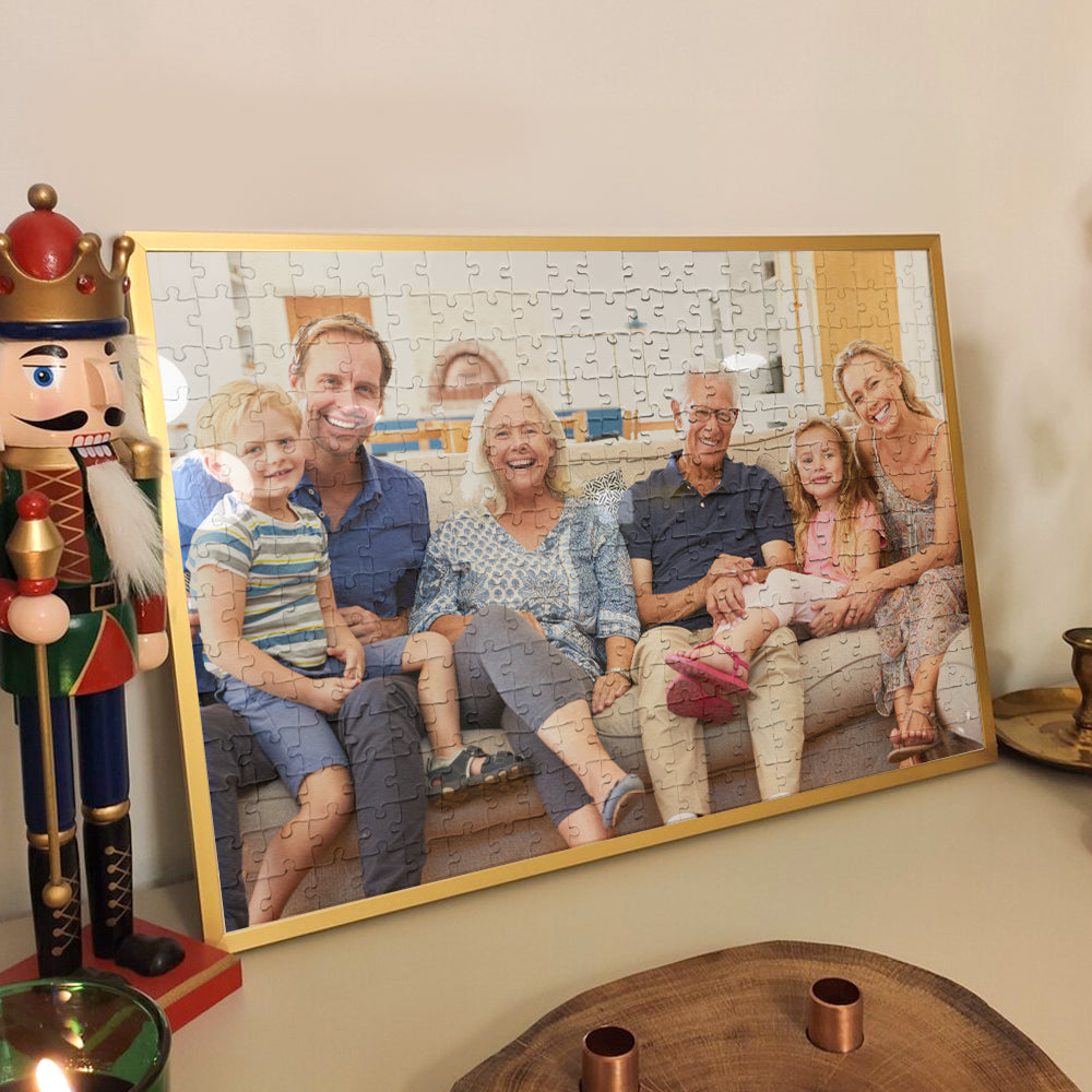 Personalized Photo Jigsaw Puzzle For Family, Friend