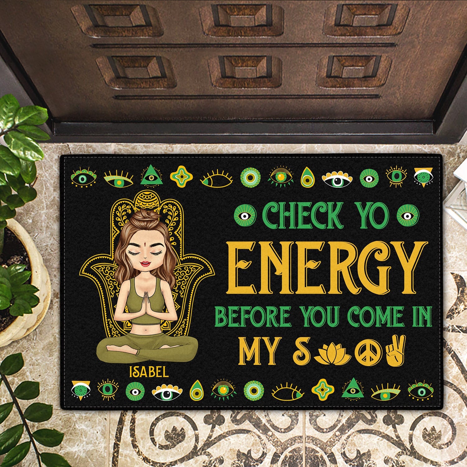 Personalized Doormat - Loving Gift For Mother, Yoga Lovers - furevermama