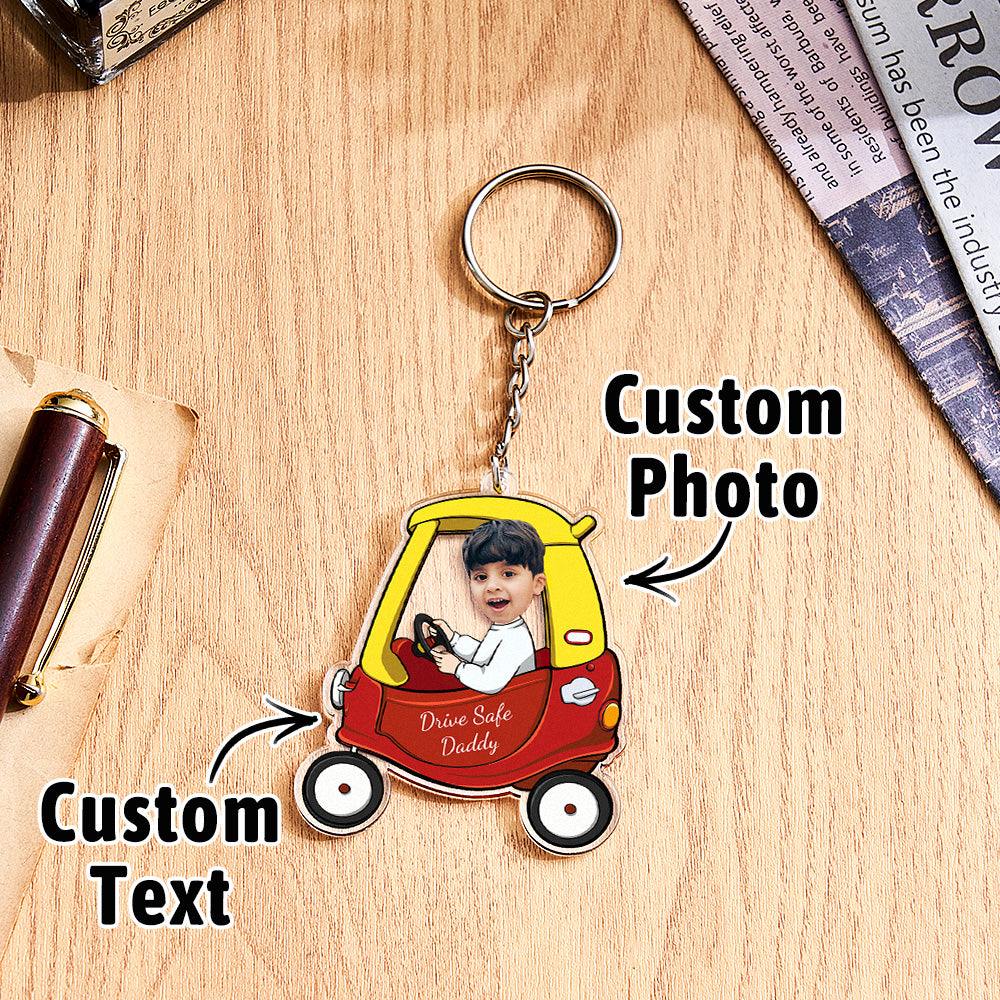 Custom Car Style Keychain Gifts for Dad - furevermama