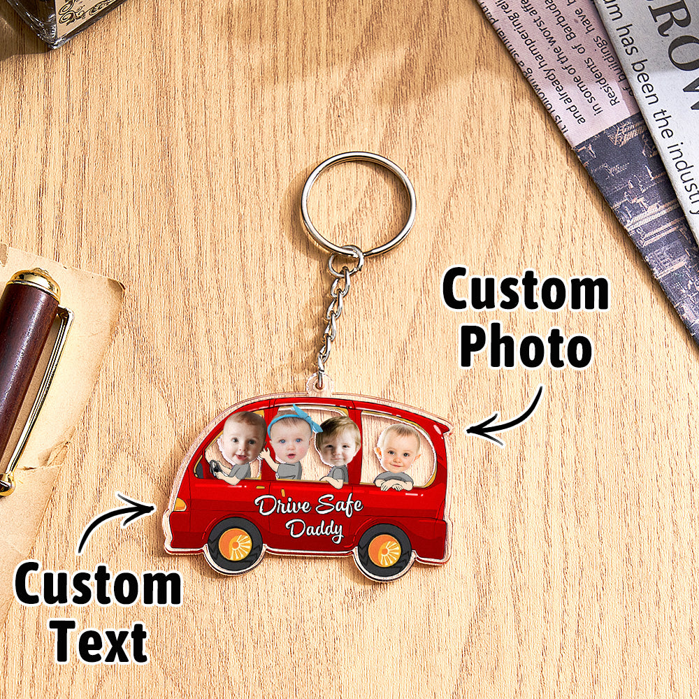 Custom Car Style Keychain Gifts for Dad - furevermama