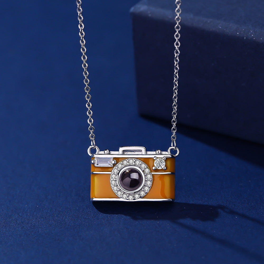 Personalized Photo Gift - Projection Gem Camera Necklace - furevermama