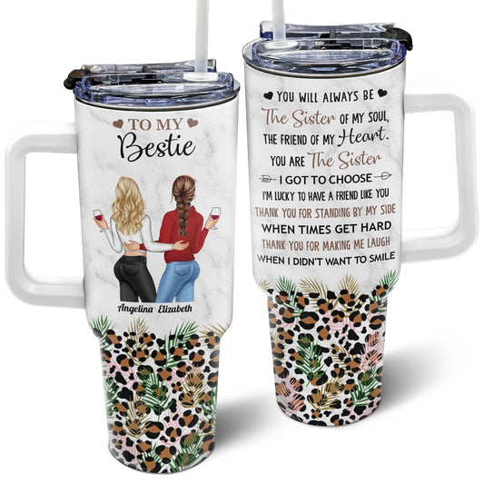 To My Bestie Personalized Tumbler - Birthday Gift To Bestie - furevermama
