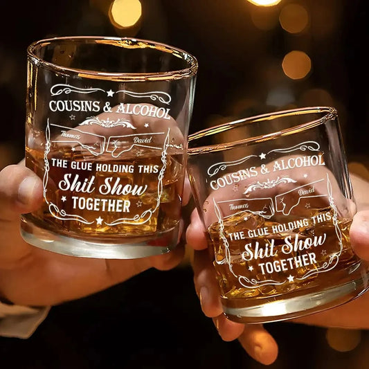 Personalized Whiskey Glass For Friends