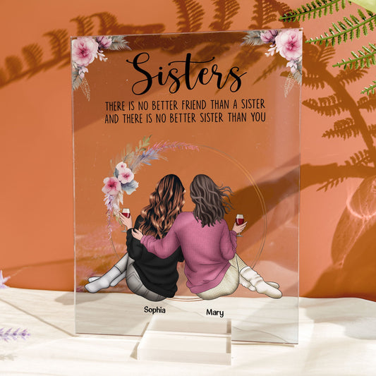 Gift To Sister - Personalized Acrylic Plaque