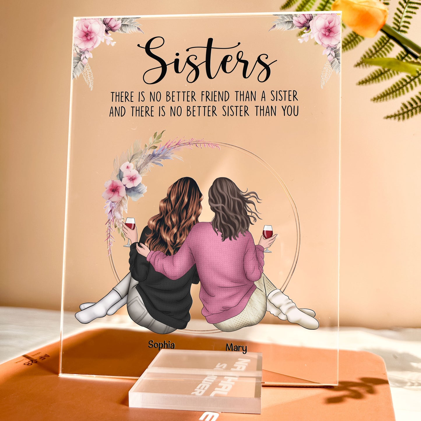 Gift To Sister - Personalized Acrylic Plaque