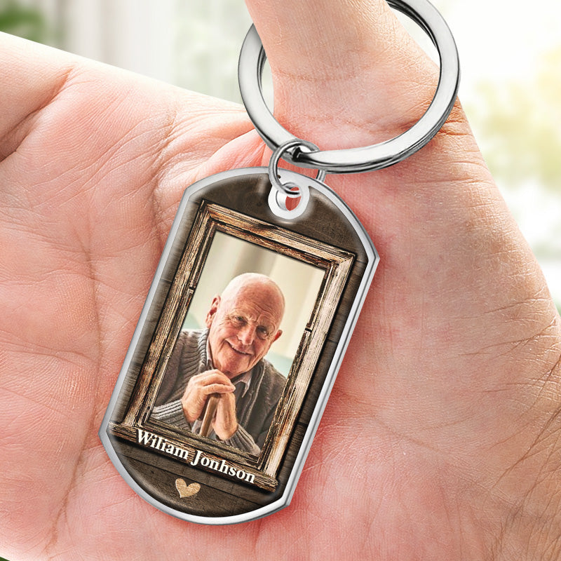 You're Always By My Side - Personalized Photo Keychain - furevermama