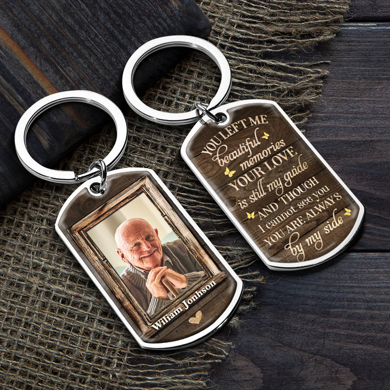 You're Always By My Side - Personalized Photo Keychain - furevermama