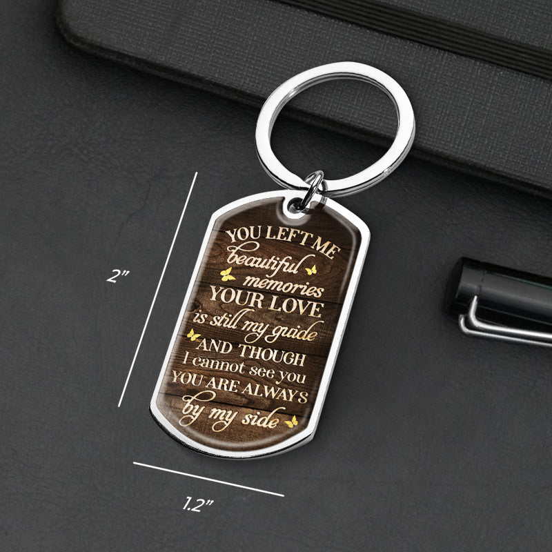 You're Always By My Side - Personalized Photo Keychain - furevermama