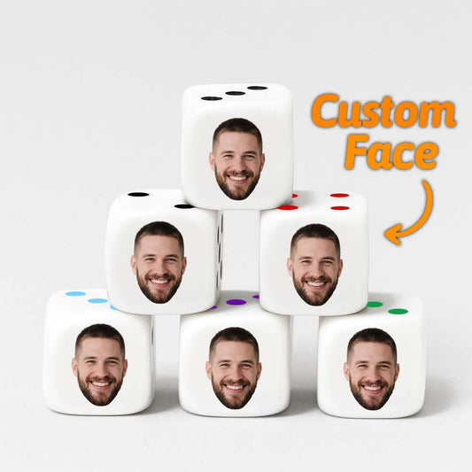 Custom Face / Business Logo Dice For Party Game Party Favors - furevermama