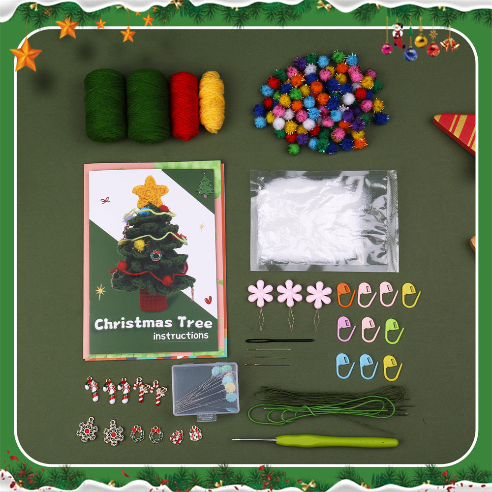 Christmas Tree DIY Crochet Kit for Beginners - furevermama