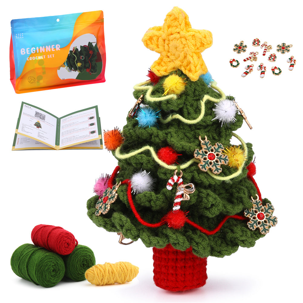 Christmas Tree DIY Crochet Kit for Beginners - furevermama