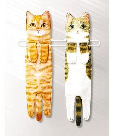 Cute Cat Face Towels - Gift For Cat Lovers - furevermama