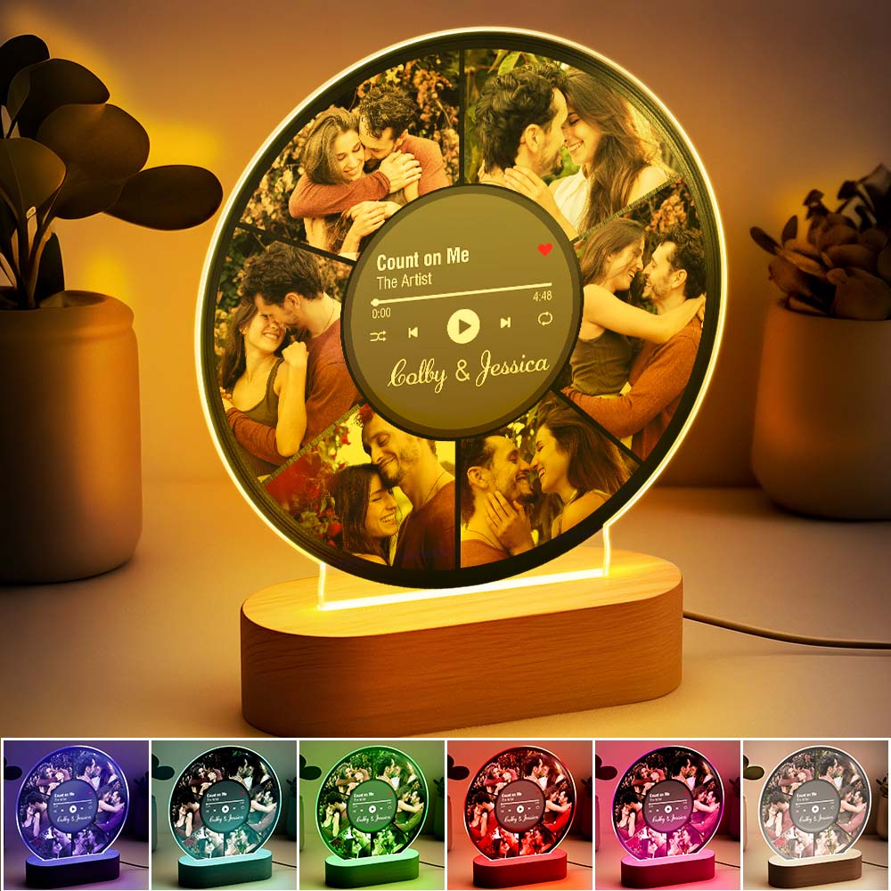 Personalized Photo Night Light For Music Lovers - furevermama