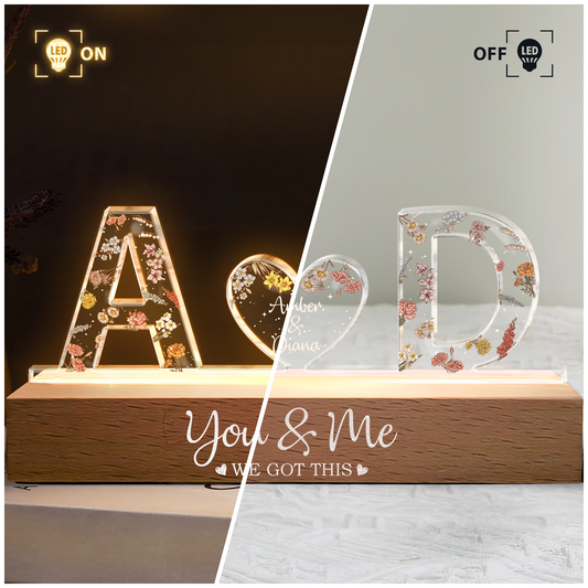 You & Me We Got This Custom Name - Personalized LED Night Light - furevermama