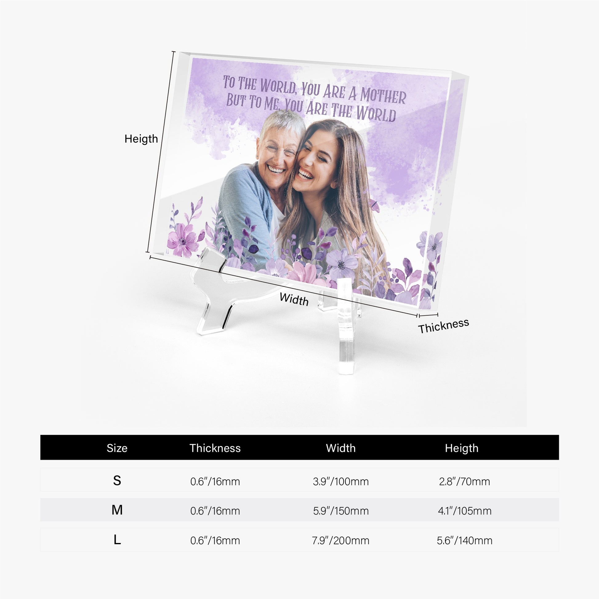 Custom Acrylic Photo Block - furevermama