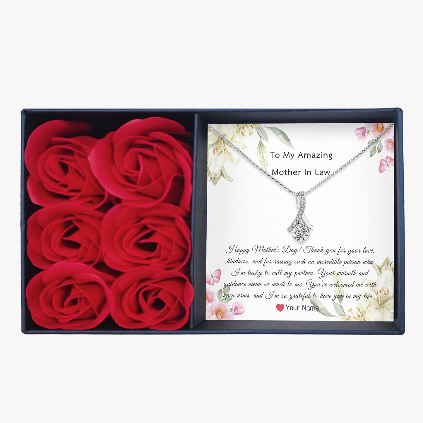Elegant Necklace with Gift Box For Mother In Law - furevermama