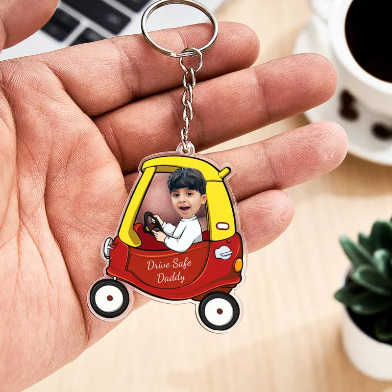 Custom Car Style Keychain Gifts for Dad - furevermama