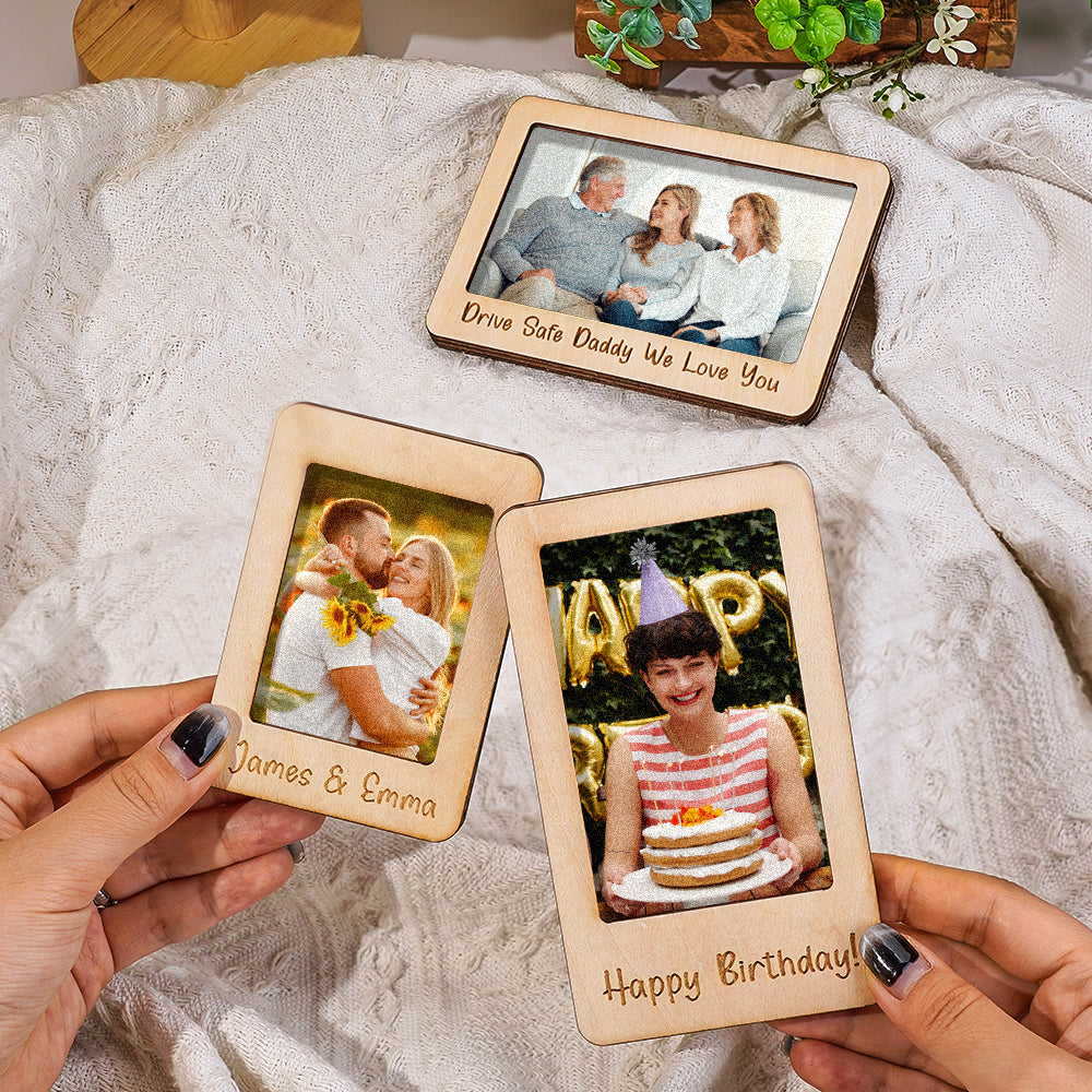 Personalized Photo Frame Car Sun Visor Clip