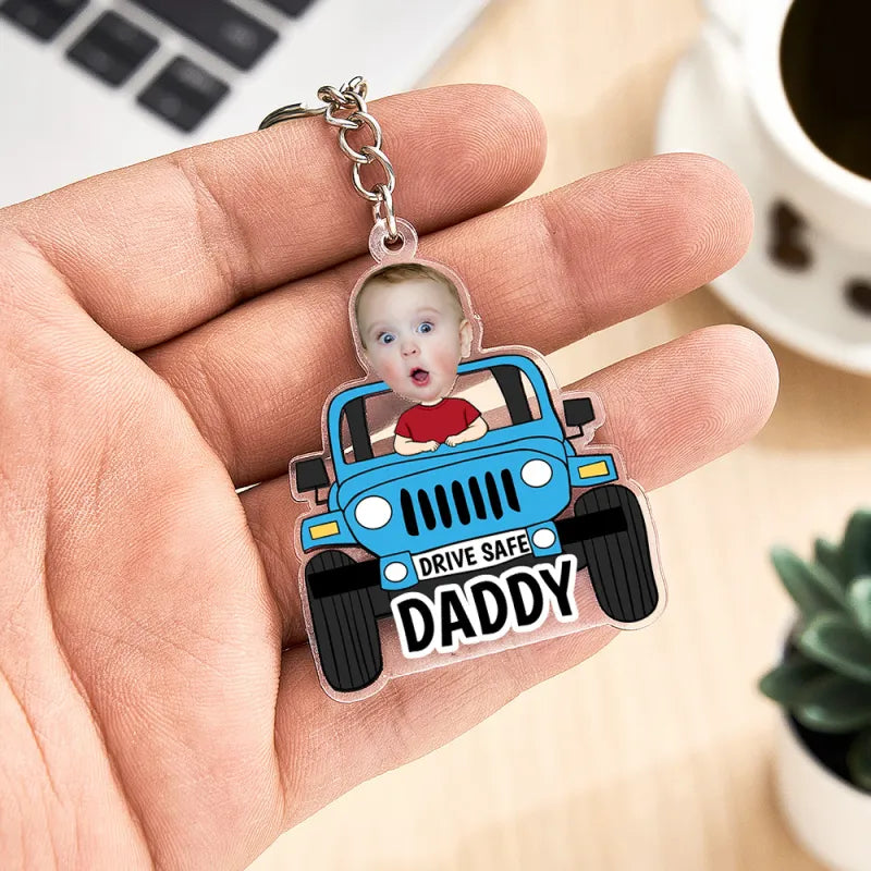 Custom Car Style Keychain Gifts for Dad - furevermama