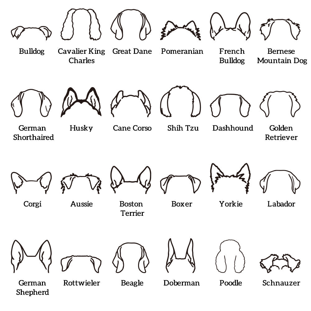 Custom Dog Ear Embroidered Hoodies - furevermama