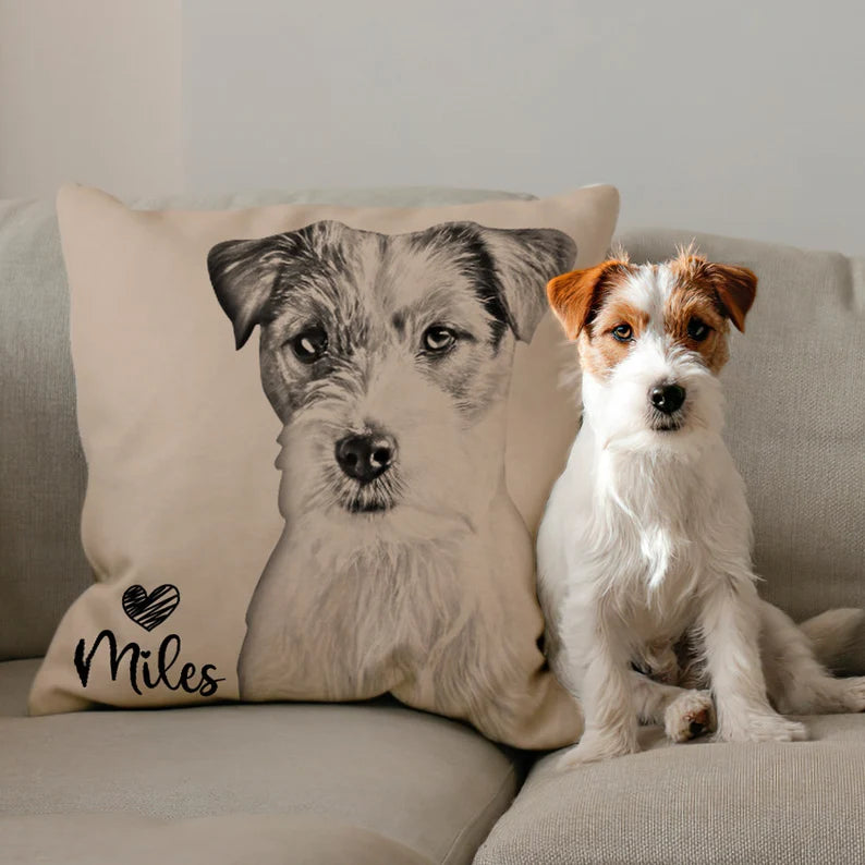 Custom Personalized Cat Dog Throw Pillow - furevermama
