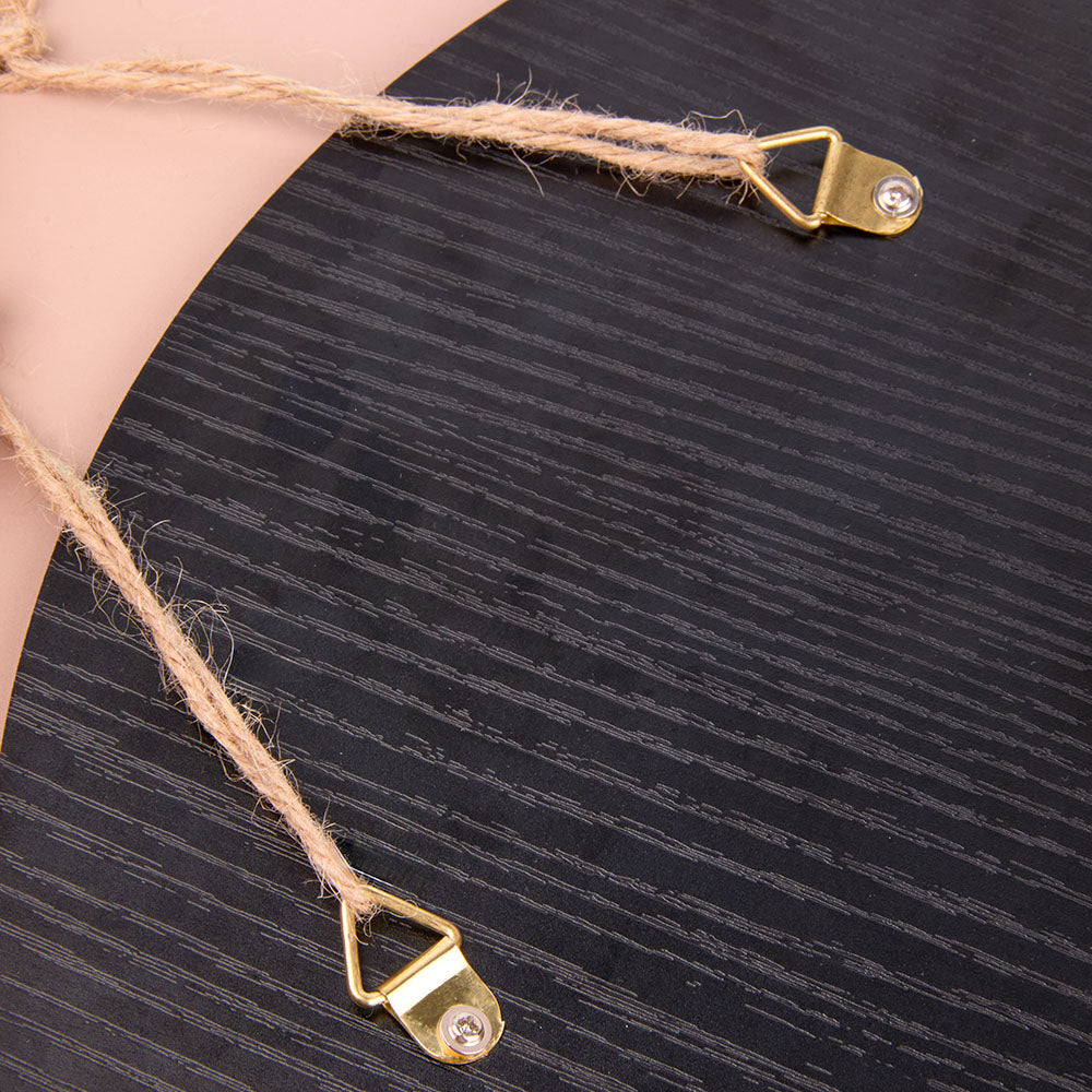 Vinyl Record Round Wood Sign - Personalized Photo & Lyrics - Gift For Music Lovers